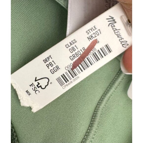 MADEWELL MWL Flex 2.0 Fitness Dress With Built in Shorts Size S Green - Picture 3 of 12